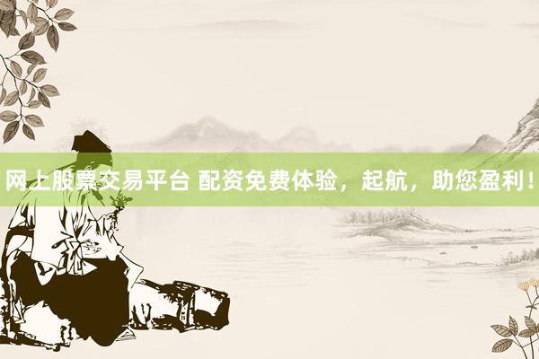 网上股票交易平台 配资免费体验，起航，助您盈利！